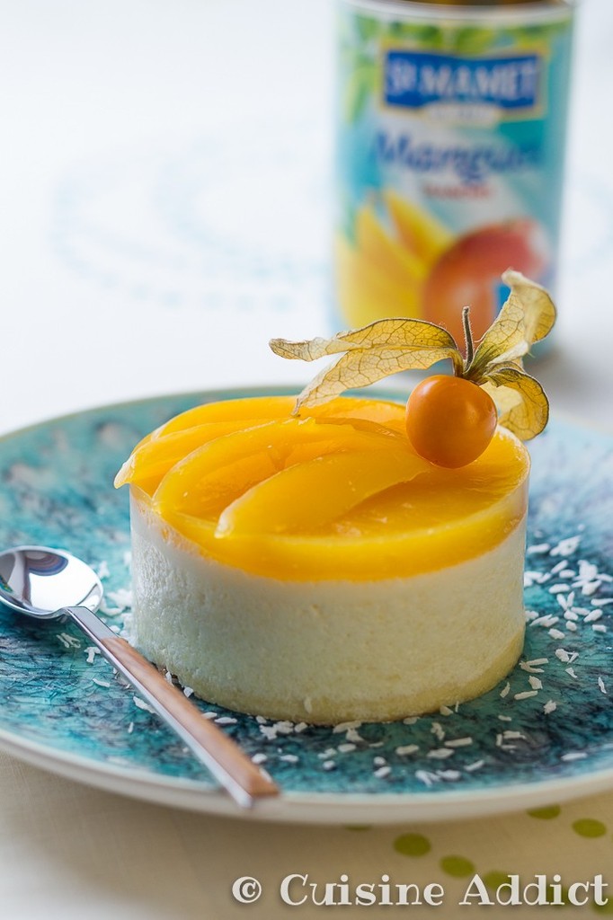 Bavarois Exotique Ananas, Mangue & Noix De Coco - Cuisine Addict