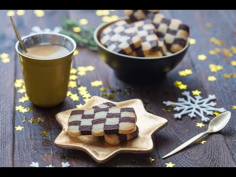 Bredele Damiers à la vanille et au cacao