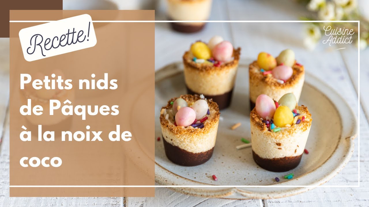 Petits nids de Pâques à la Noix de coco