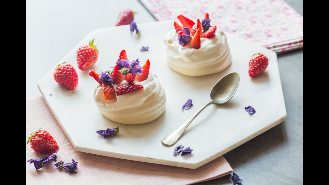 Pavlova aux Fraises