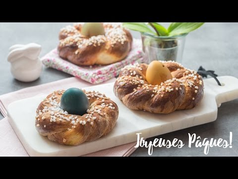 Nids de Pâques Briochés