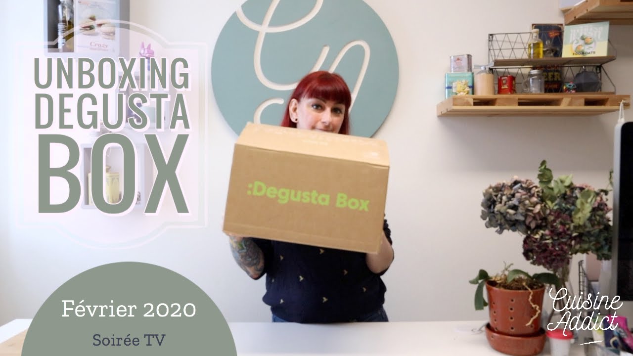 UNBOXING DEGUSTA BOX -  Février 2020 Thème Soirée TV