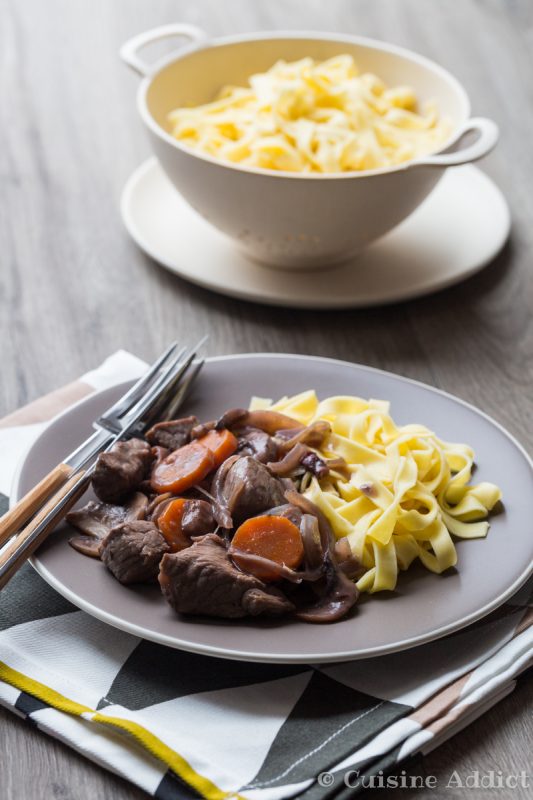 Boeuf bourguignon express