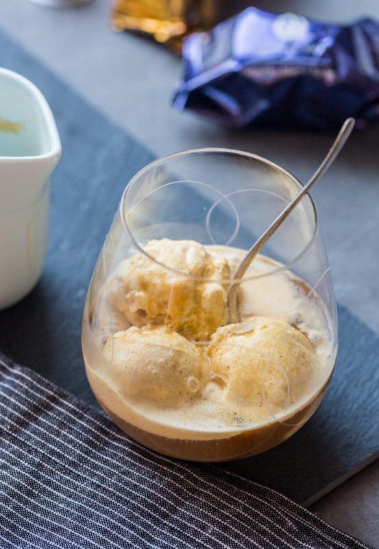 Affogato au café