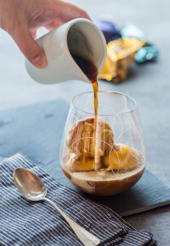 Affogato al café