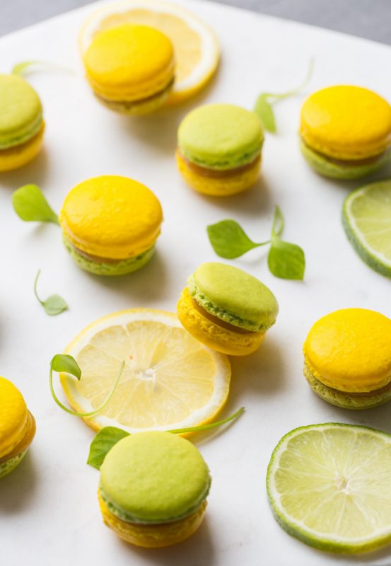 Macarons au Limoncello et Limonverde