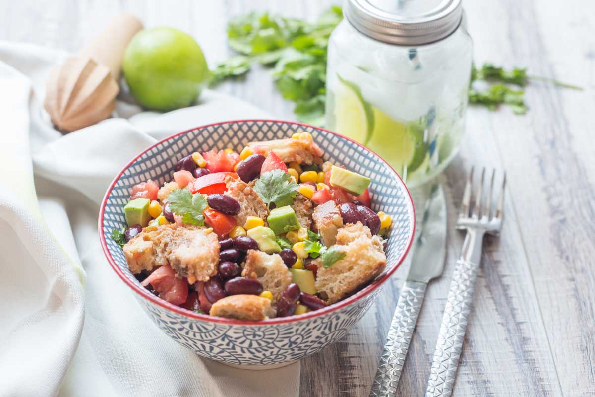 Panzanella façon tex-mex