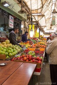 Fruits et légumes au marché de Jérusalem