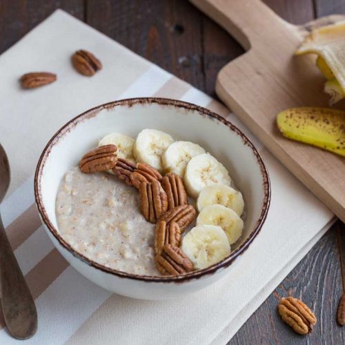 Porridge Banane et Pécan