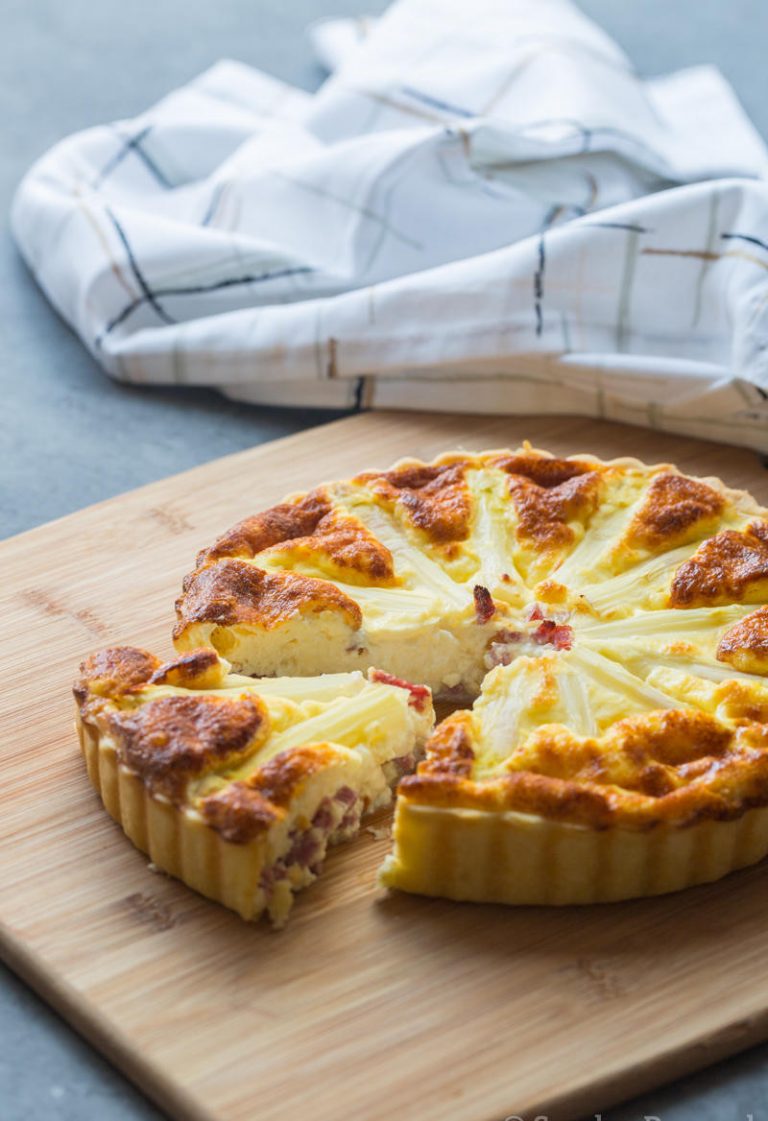 Quiche Aux Asperges - Recette De Quiche Facile