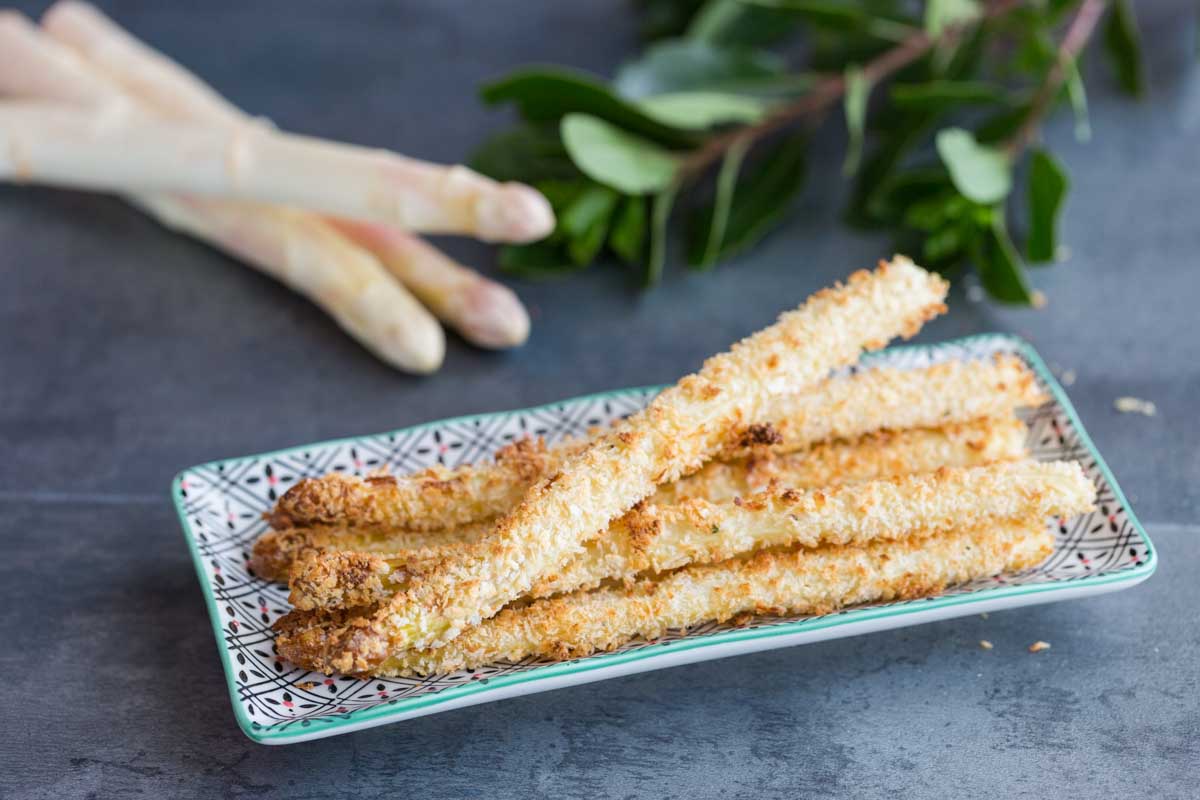 Recette d'asperges panées