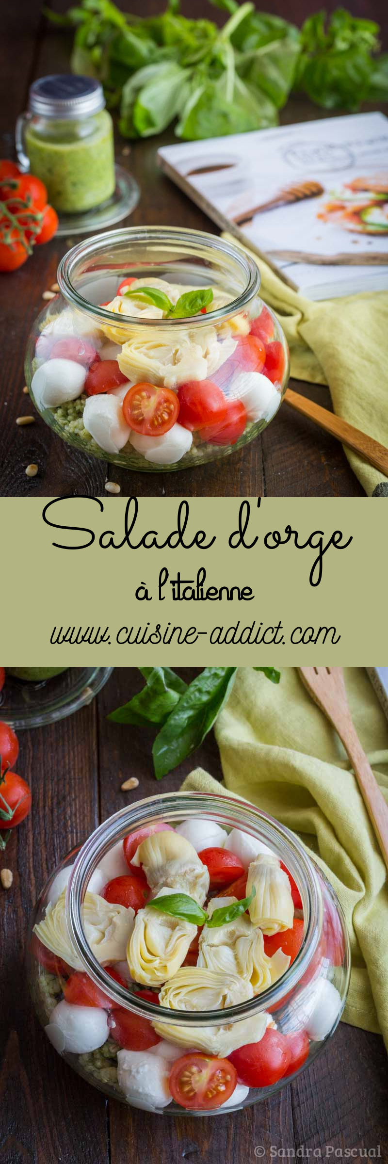 Salade d\'orge à l\'italienne