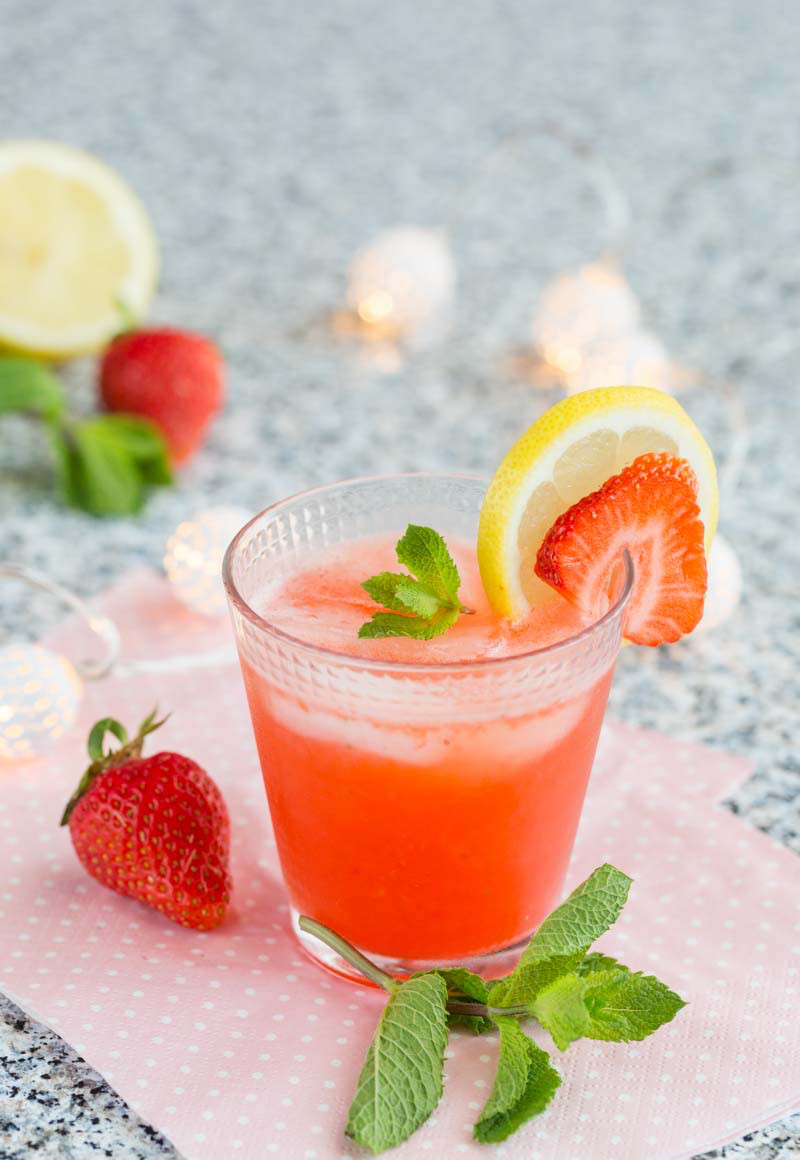 Limonade fraise