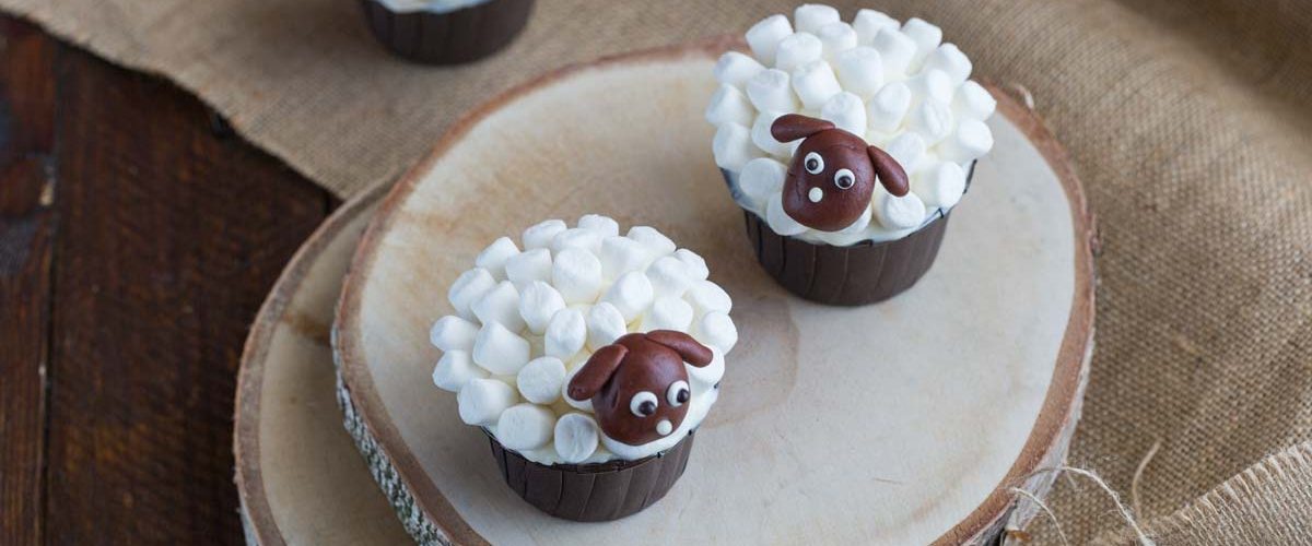 Recette de cupcakes déguisés en moutons