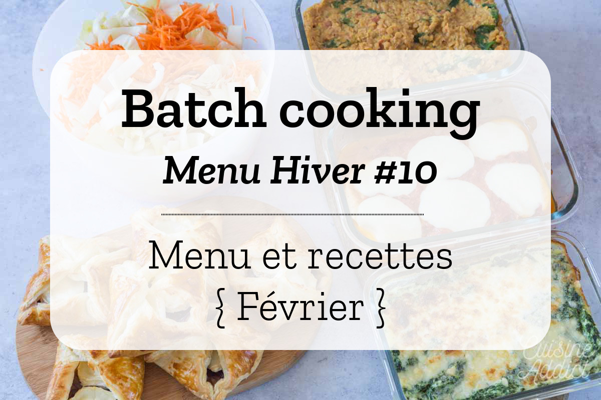 Batch cooking Hiver 10