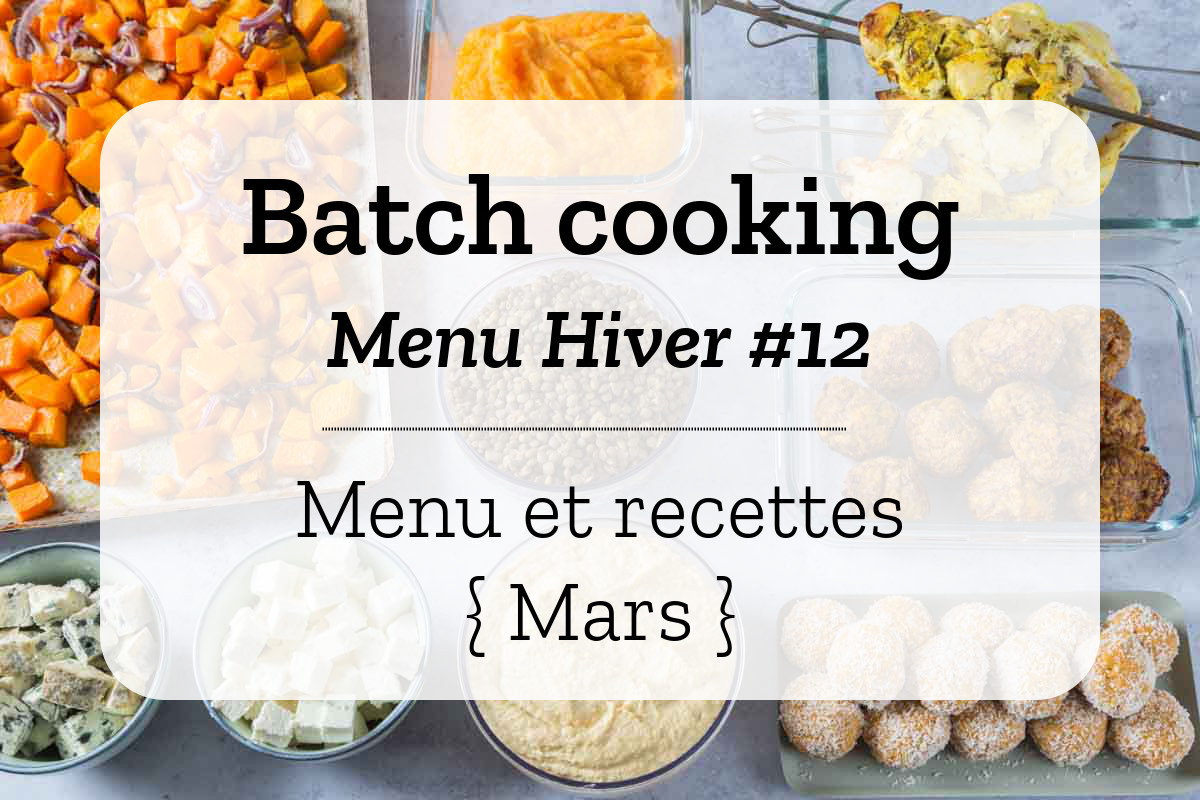 Batch cooking Hiver 12