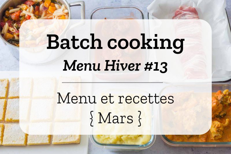 Batch cooking Hiver 13