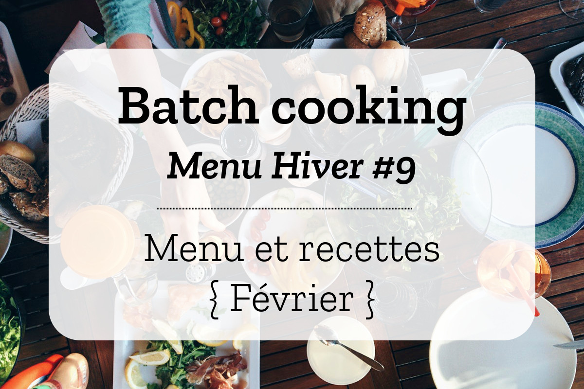 Batch cooking Hiver 9