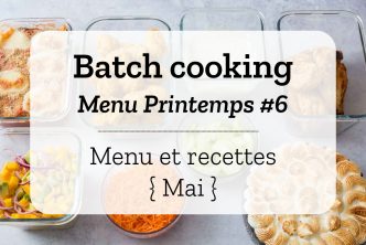Batch cooking Printemps 6