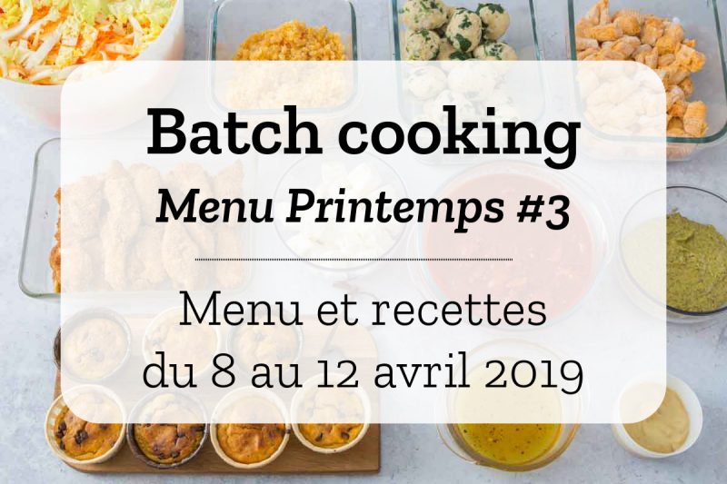 Batch cooking Printemps 3