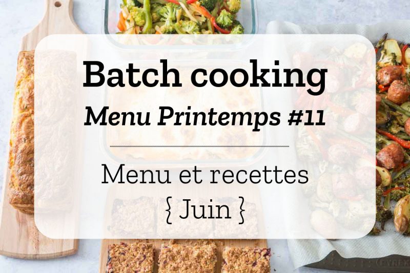 Batch cooking Printemps 11