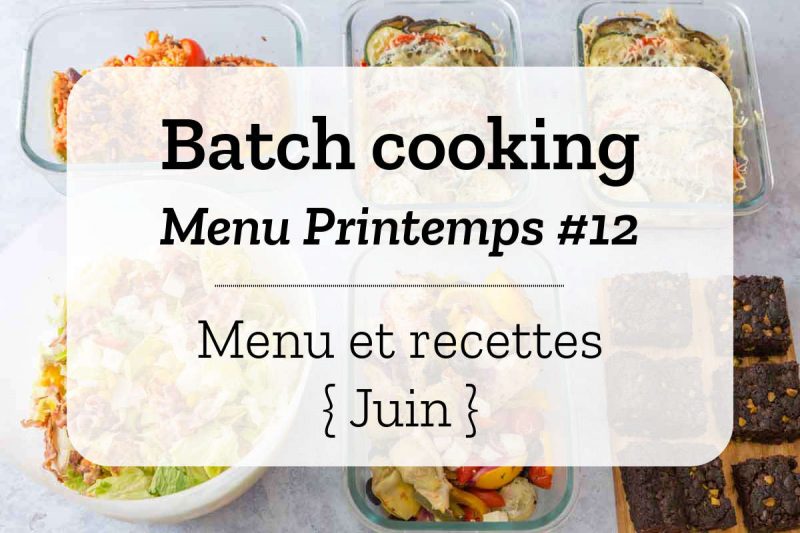 Batch cooking Printemps 12