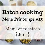 Batch cooking Printemps 13