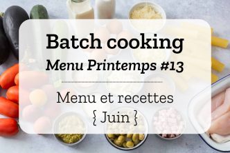 Batch cooking Printemps 13