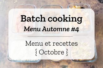 Batch cooking Automne 4