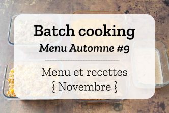 Batch cooking Automne 9