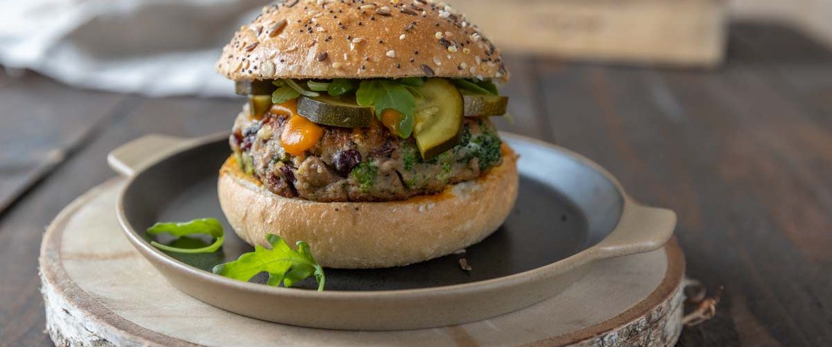 Recette de burger végétarien aux champignons