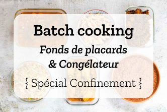 Batch cooking Fonds de placards