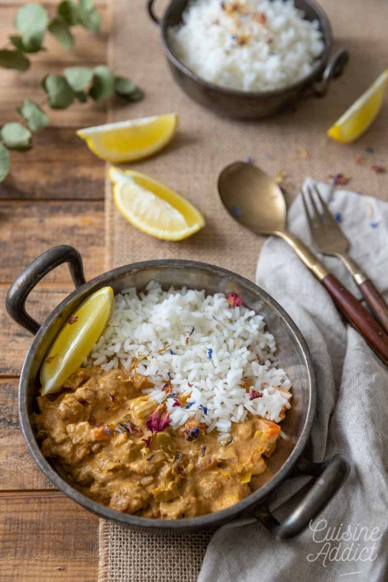 Curry de poireaux - Recette au Cookeo