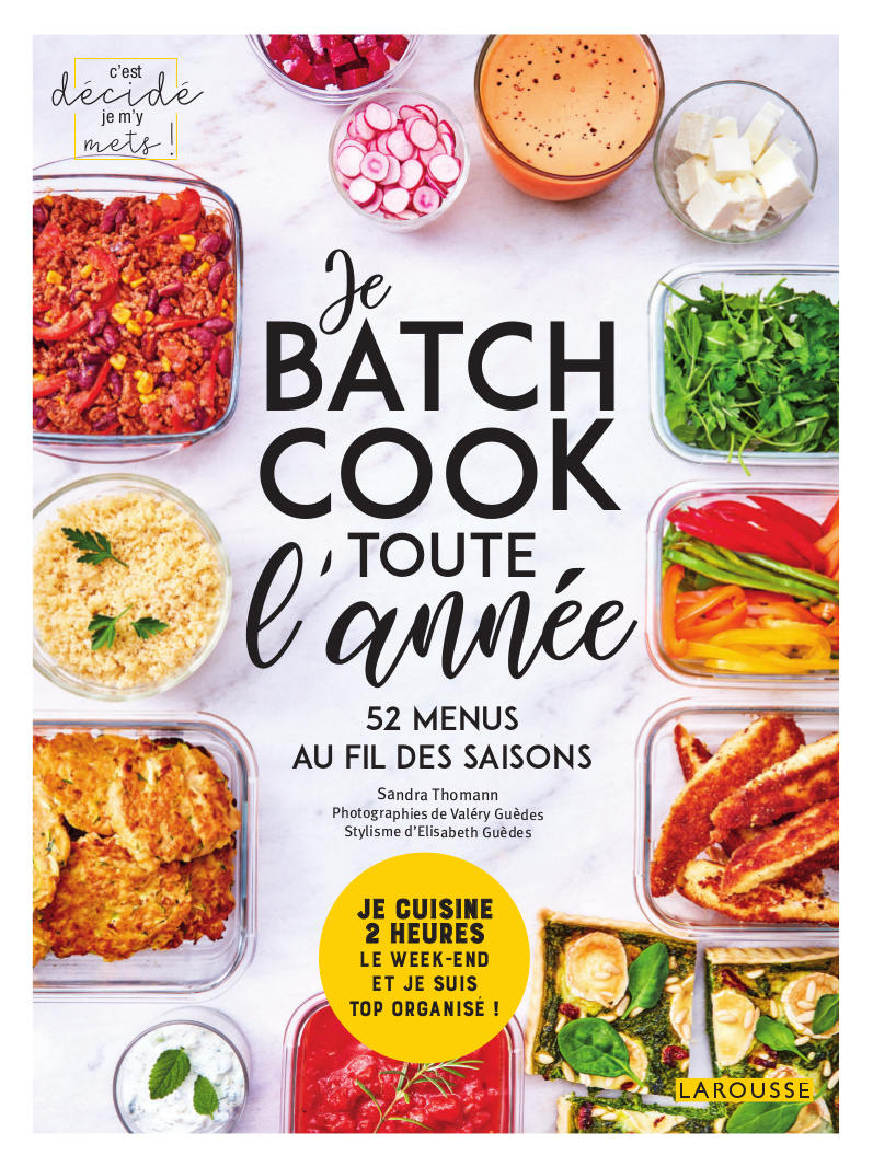 Couverture du livre Je Batch cook toute l'année