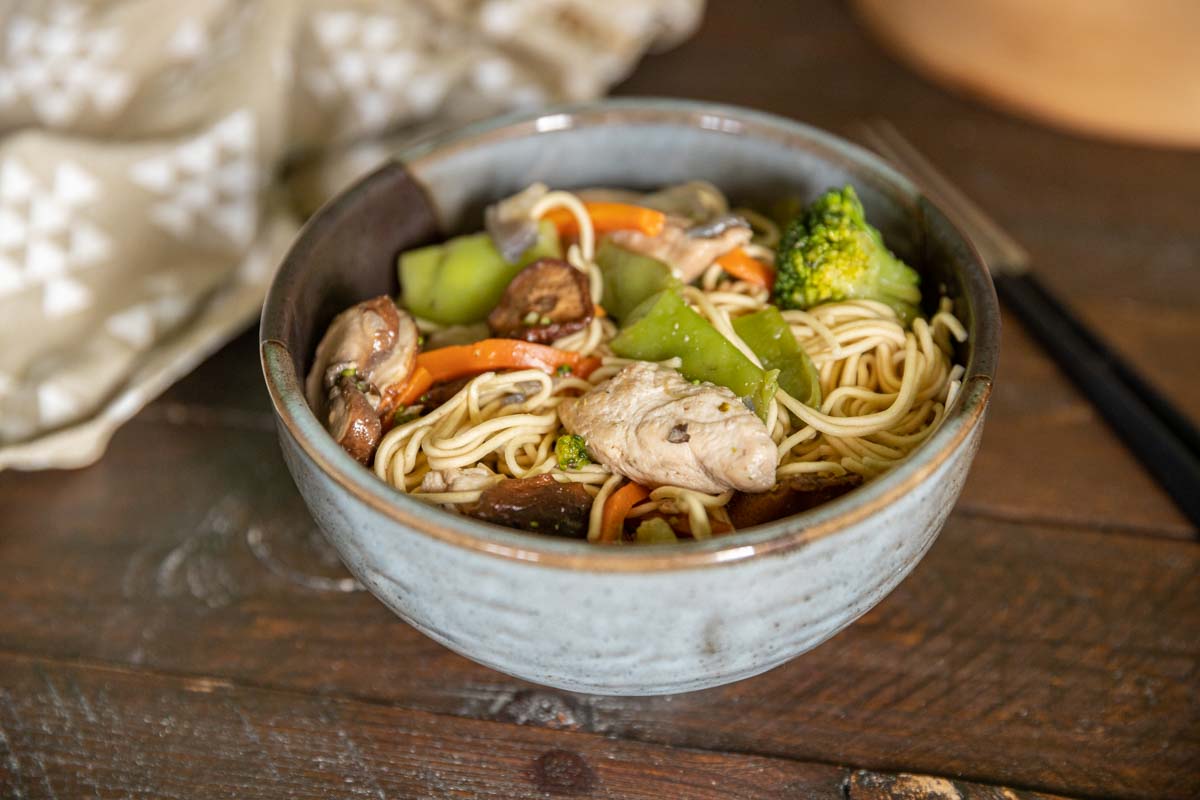 Recette poulet chow mein