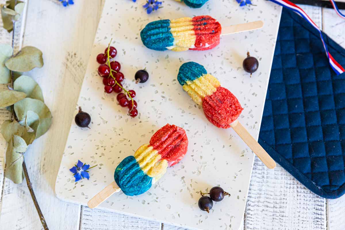 Recette de biscuits tricolores pour le 14 juillet