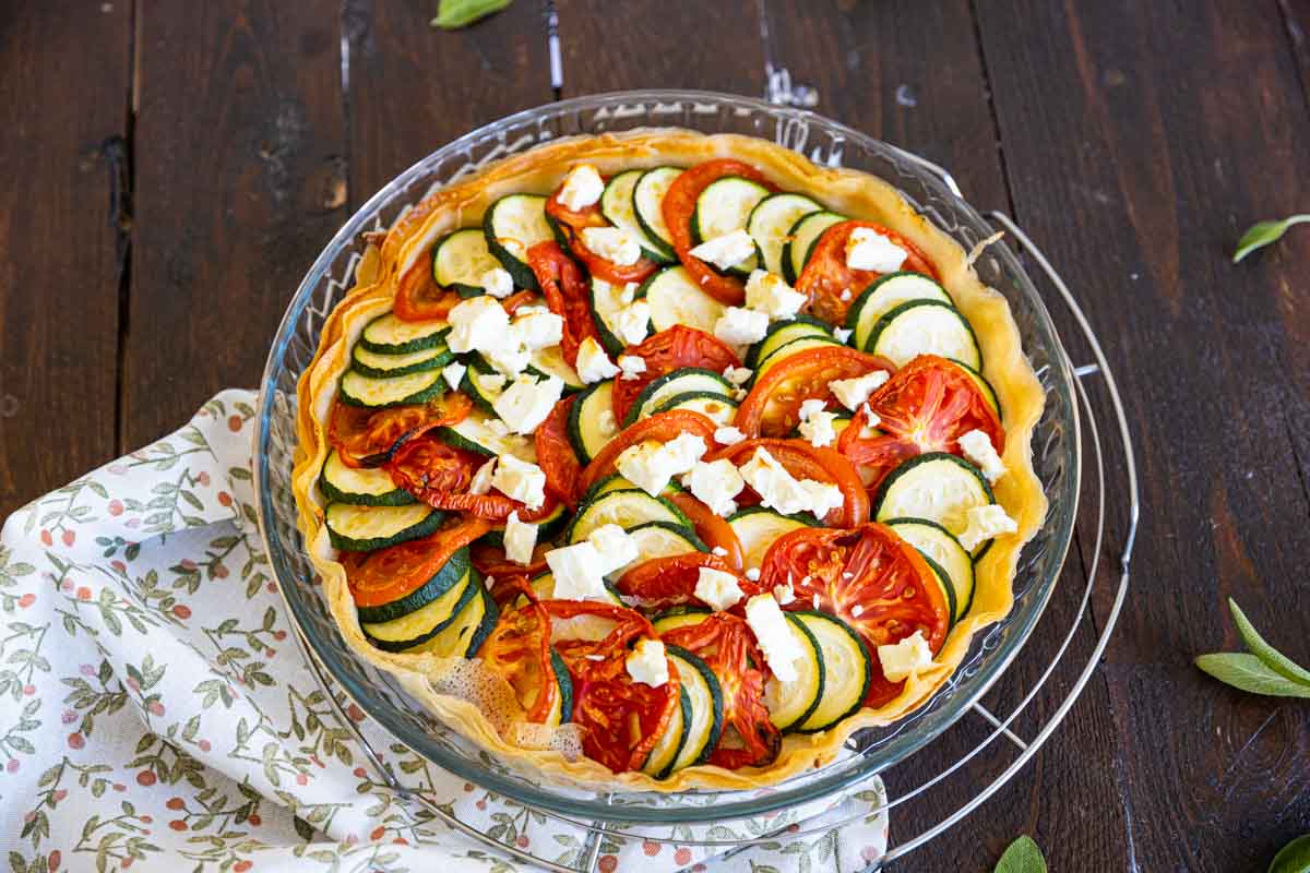 Recette de tarte aux courgettes