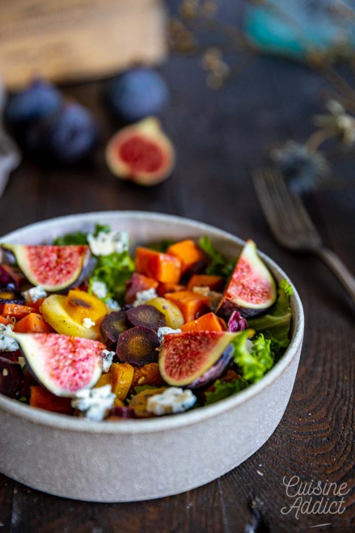 Salade Automnale à La Patate Douce & Figues - Cuisine Addict