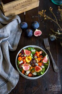 Salade Automnale à La Patate Douce & Figues - Cuisine Addict