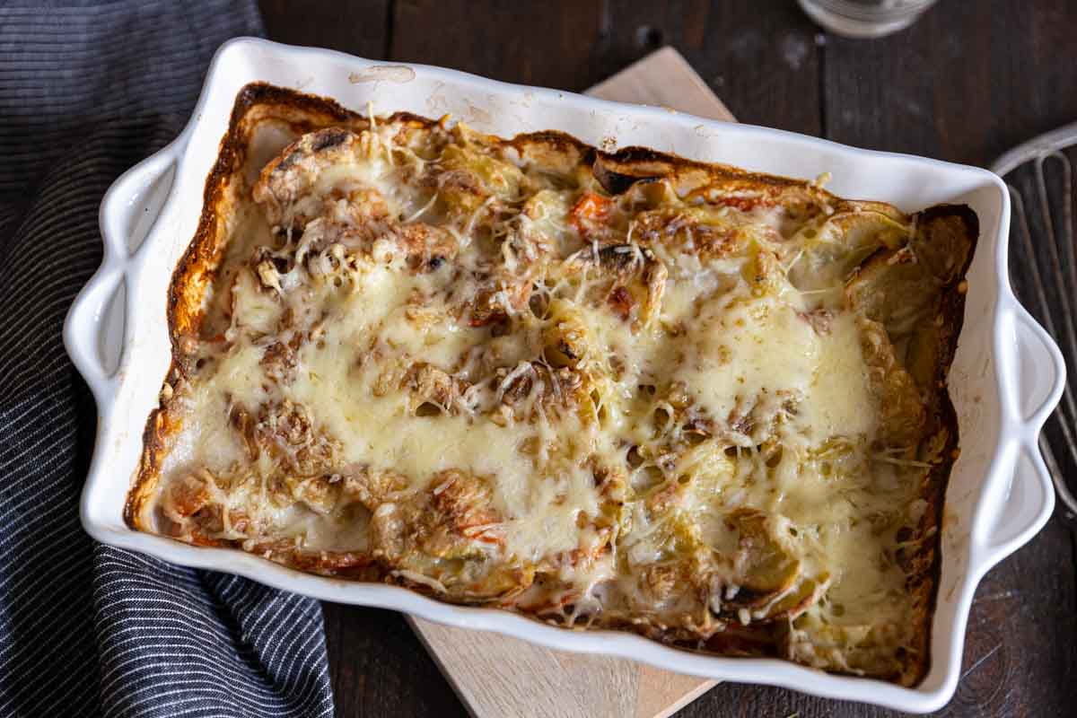 Recette de gratin de pommes de terre et carottes