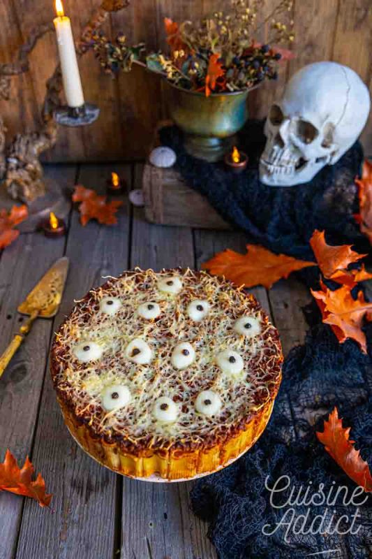 Gâteau de pâtes pour Halloween