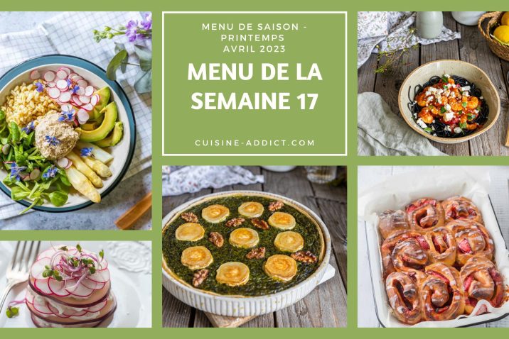 Menu De La Semaine - Cuisine Addict