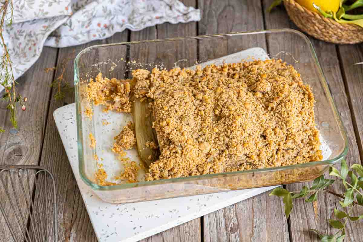 Recette de crumble d'endives au roquefort