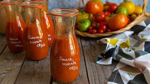 Recette de sauce tomate maison en bocal