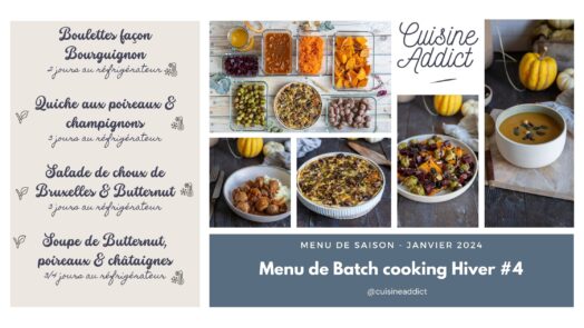 Recettes batch cooking 🧑‍🍳 Cuisiner malin 📚🌐 achat livre