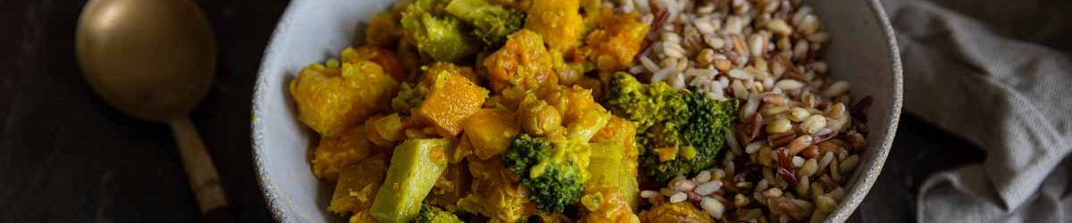 Recette de curry de légumes d'hiver