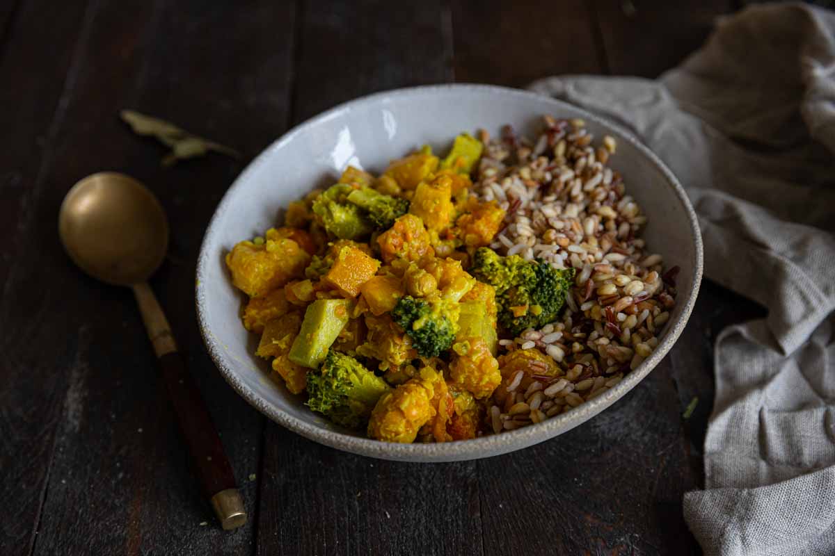 Recette de curry de légumes d'hiver