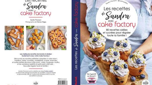 LES RECETTES DE SANDRA AVEC CAKE FACTORY