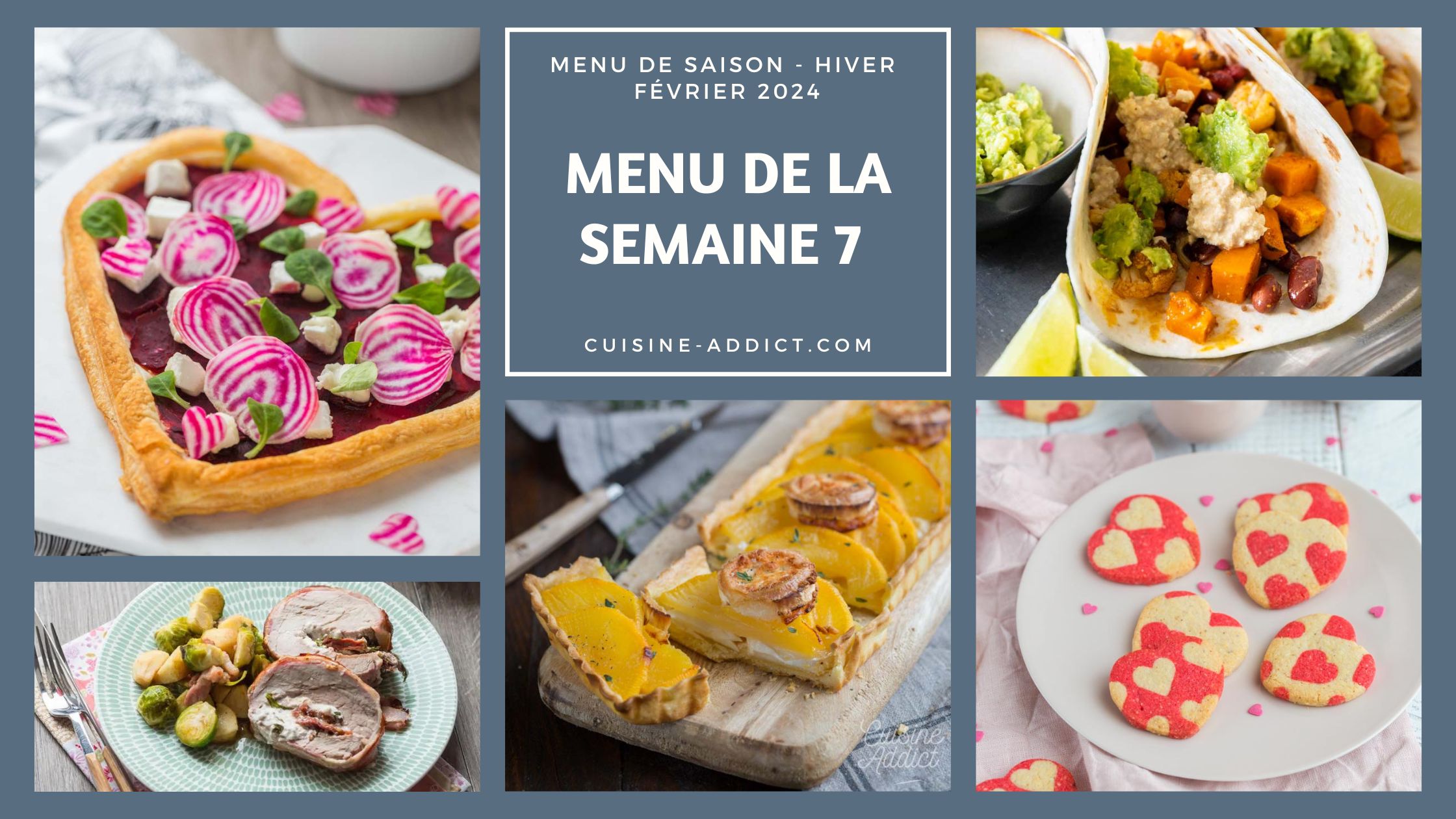 Menu de la semaine 7 - février 2024