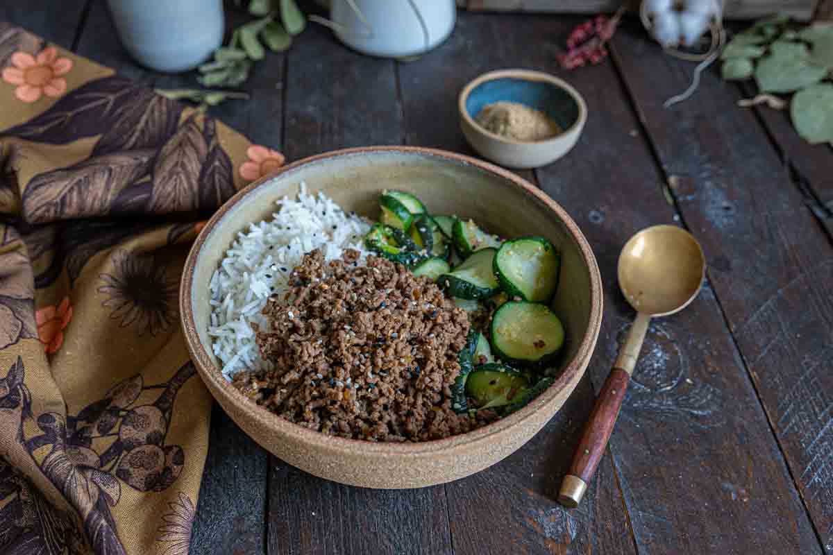 Recette de boeuf haché à la coréenne